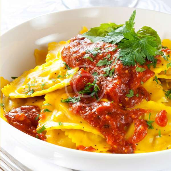 Ravioli with Spinach and Ricotta cheese