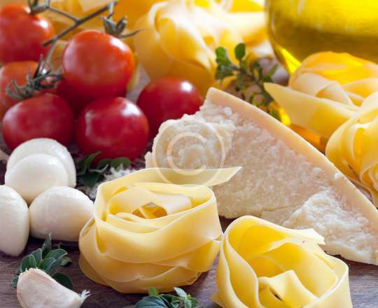 Linguine with Two-Cheese Sauce