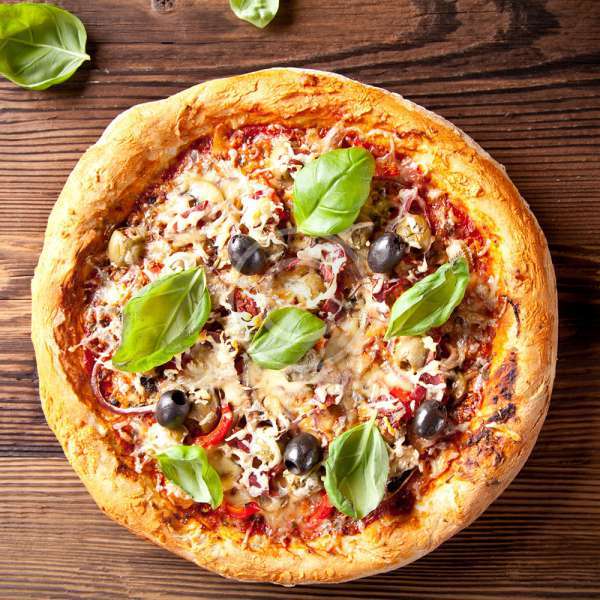 Meatball Pizza